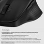 HP 685 Comfort Dual-Mode Mouse con Conexión Segura a 3 Dispositivos y Rueda 4D con Desplazamiento Rápido