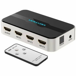 Vention AFJH0 Duplicador HDMI con 3 Entradas Hembra y 1 Salida Macho, Gris