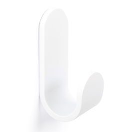 Viefe Percha Tok 40X100X47 Blanco Mate Con Adhesivo 3M Resistencia 5Kgs