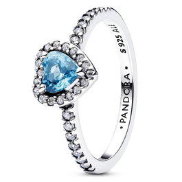 Anillo Mujer Pandora 198421C10-52 Azul 12