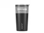 Antartik Vaso térmico Mono con tapa hermética, acero inoxidable, negro, 520 ml