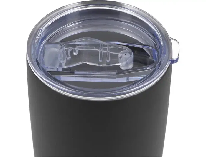 Antartik Vaso térmico Mono con tapa hermética, acero inoxidable, negro, 520 ml