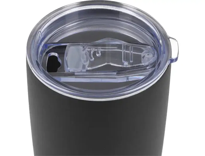 Antartik Vaso térmico Mono con tapa hermética, acero inoxidable, negro, 520 ml