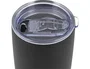 Antartik Vaso térmico Mono con tapa hermética, acero inoxidable, negro, 520 ml