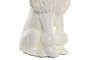DKD Home Decor Lámpara de Sobremesa Perro Blanco y Dorado