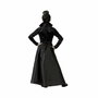 Atosa Disfraz de Vampiresa Elegante Negra para Niña con Cuello Alto, 5-6 años