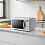 Grunkel Microondas MW-28AIRFRYER 4 en 1 con Grill, Convección y Air Fryer, 28L, Plateado