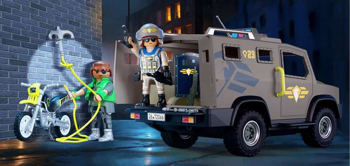 Playmobil City Action Vehículo Táctico de las Fuerzas Especiales