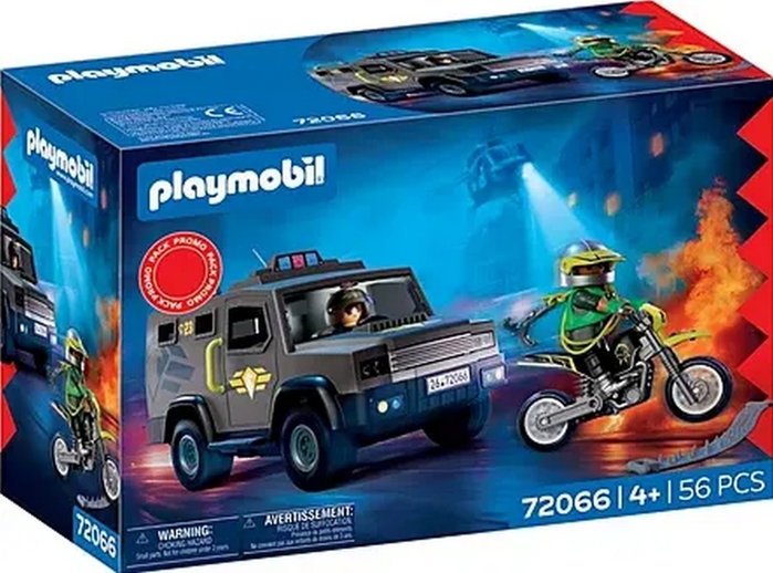 Playmobil Vehículo Táctico de las Fuerzas Especiales City Action 72066