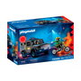 PLAYMOBIL 72066 Vehículo Táctico de Fuerzas Especiales con Agente SWAT, Criminal y Moto - Juego de Acción y Aventura en Español