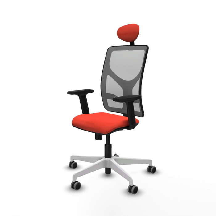 PIQUERAS Y CRESPO Silla de oficina Motilla con mecanismo Sincro, Naranja oscuro y Gris PIQUERAS Y CRESPO Silla de oficina Motilla con mecanismo Sincro, Naranja oscuro y Gris