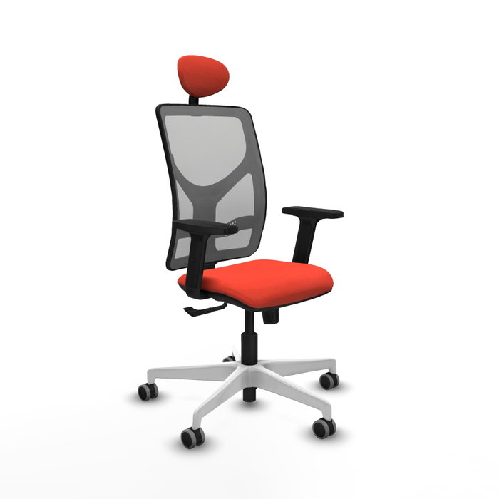 PIQUERAS Y CRESPO Silla de oficina Motilla con mecanismo Sincro, Naranja oscuro y Gris PIQUERAS Y CRESPO Silla de oficina Motilla con mecanismo Sincro, Naranja oscuro y Gris