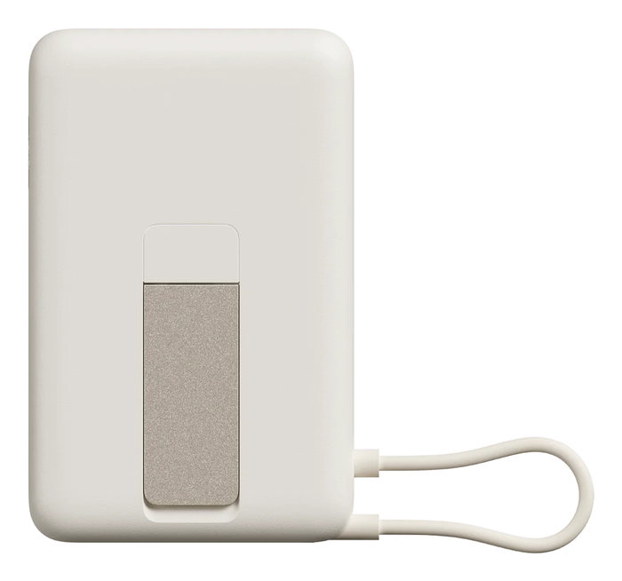 Xiaomi Magnetic Power Bank 10000 con soporte integrado, Beige Xiaomi Magnetic Power Bank 10000 con soporte integrado, Beige
