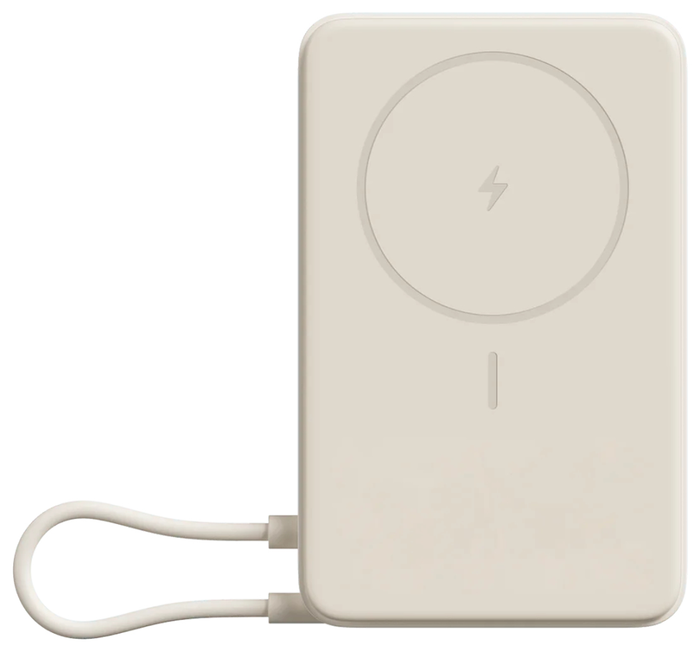 Xiaomi Magnetic Power Bank 10000 con soporte integrado Beige Xiaomi Magnetic Power Bank 10000 con soporte integrado Beige