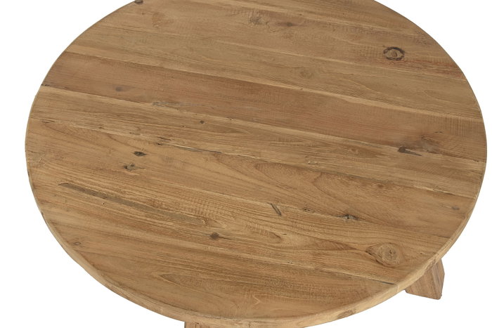 DKD Home Decor Mesita Auxiliar de Madera 70x70x40