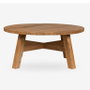DKD Home Decor Mesita Auxiliar de Madera 70x70x40