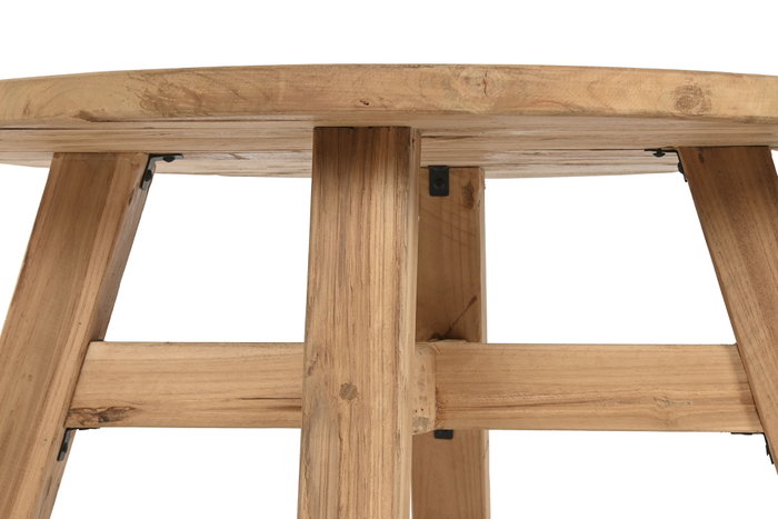 DKD Home Decor Mesita Auxiliar de Madera 70x70x40