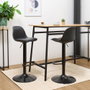 Home Deco Factory Taburete Bar Isak Negro