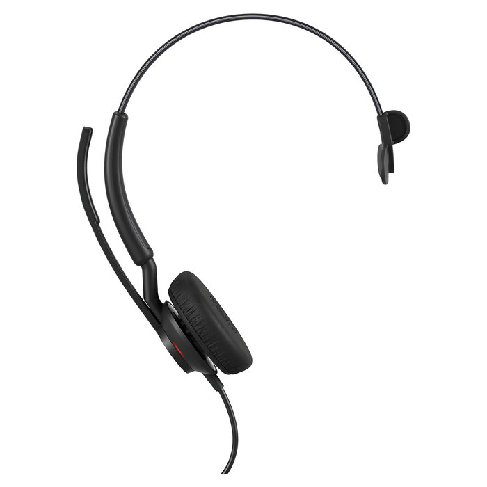 Jabra Engage 50 II Link Auriculares Diadema Mono USB-C UC para Oficina/Centro de Llamadas - Negro, Certificado para Teams, Zoom, Google Meet