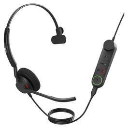 Jabra Engage 50 II Link Auriculares Diadema Mono USB-C UC para Oficina/Centro de Llamadas - Negro, Certificado para Teams, Zoom, Google Meet