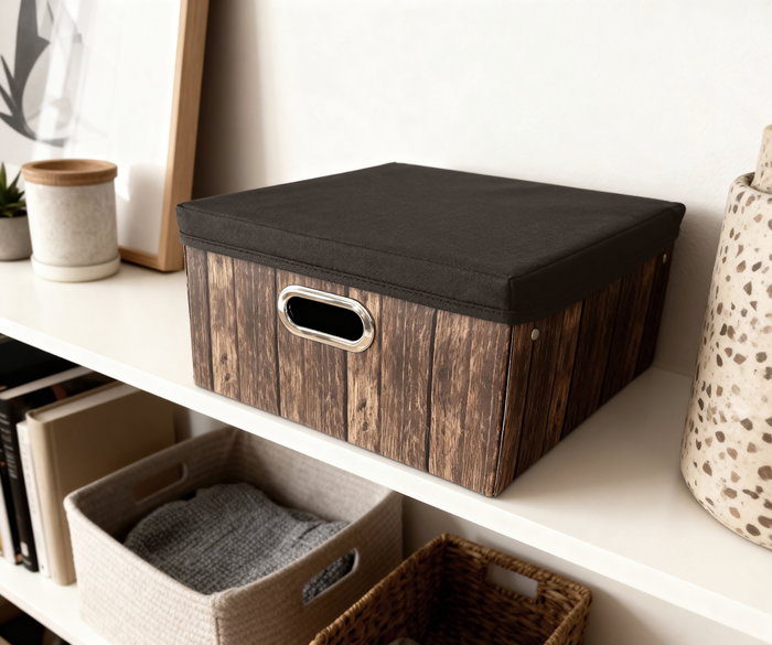 Inde Caja Multiusos Confortime Cartón y TNT 25 cm x 25 cm x 12.5 cm (18 Unidades)