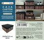 Inde Caja Multiusos Confortime Cartón y TNT 25 cm x 25 cm x 12.5 cm (18 Unidades)