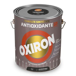 Oxiron 5809095 Esmalte Sintético Metálico Antioxidante Negro Liso Efecto Forja 4L