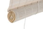 DKD Home Decor Estor Oriental Blanco Bambu Polyester 2 x 175 x 120 cm