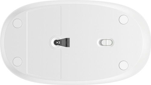 HP Ratón Bluetooth 240 Lunar White 793F9AA#ABB, Ratón Inalámbrico Óptico con 3 Botones y Conexión Bluetooth 5.1, Ideal para Uso Doméstico