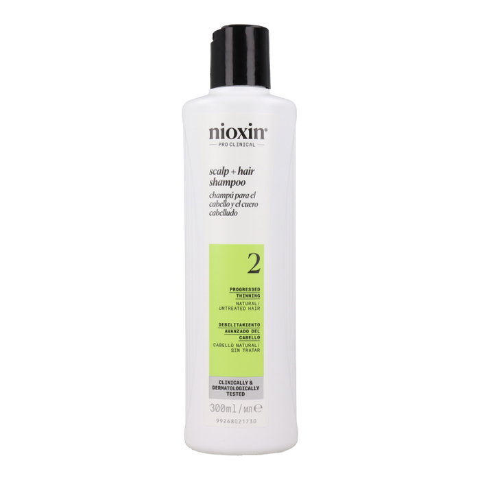 Nioxin Sistema 2 Champú para Cabello Natural con Debilidad Avanzada 300 ml own_sku_id: B13FCACCFM