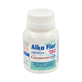 AVD REFORM Alka Flor 60 Cápsulas - Complemento Alimenticio Alcalinizante con Sales Minerales y Fibra, Sin Edulcorantes