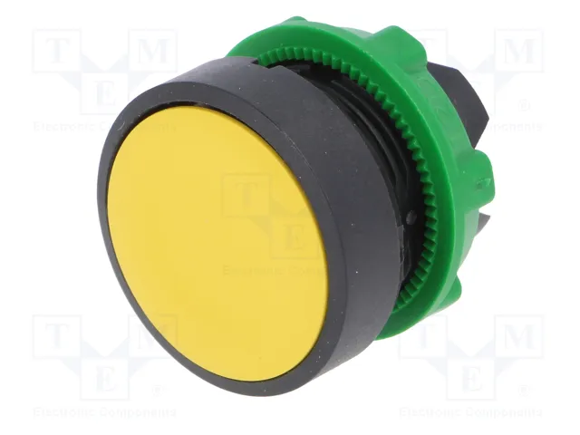 SCHNEIDER ELECTRIC Interruptor de presión Harmony XB5 de 22mm amarillo