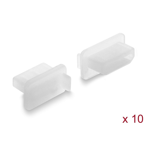 DeLOCK Cubierta antipolvo para HDMI-A hembra, 10 unidades, Silicona transparente DeLOCK Cubierta antipolvo para HDMI-A hembra, 10 unidades, Silicona transparente
