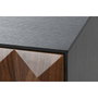 DKD Home Decor Buffet Rombos Marrón y Negro