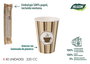Algon Set de 40 Vasos de Cartón para Café, 220 cc, Diámetro 7 cm, Altura 9.5 cm (16 Unidades)