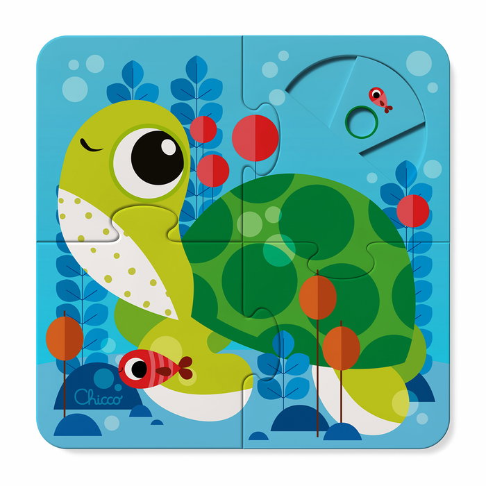 Chicco Puzzle Interactivo Montessori 4 Piezas +12 Meses Español - 00012558000000 Chicco Puzzle Interactivo Montessori 4 Piezas +12 Meses Español - 00012558000000