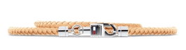 Tommy Hilfiger Pulsera de Cuero Marrón 2701065