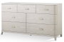 DKD Home Decor Cómoda Tradicional Nelly Gris Claro