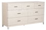 DKD Home Decor Cómoda Tradicional Nelly Gris Claro