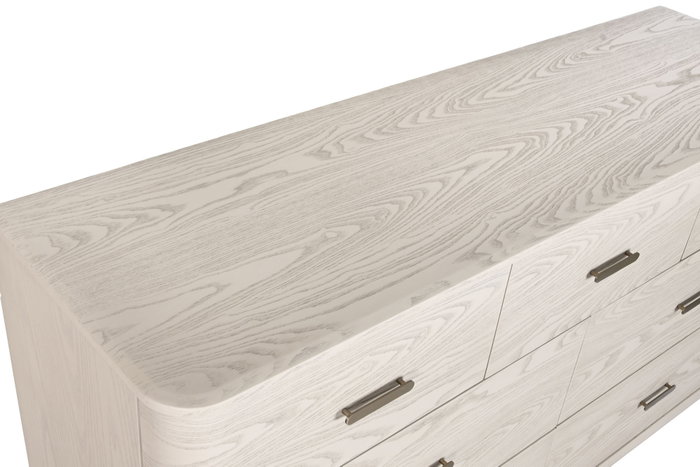 DKD Home Decor Cómoda Tradicional Nelly Gris Claro