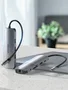 Vention Docking Station TOLHB 9 en 1 con HDMI 4K, USB-C PD, RJ45 y Lector de Tarjetas, Gris
