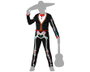Disfraz Esqueleto Mariachi Camiseta Y Pantalón Para Niño Hombre 10-12 Años Halloween Día de Muertos