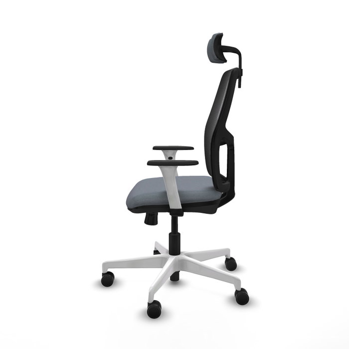 PIQUERAS Y CRESPO Silla Alfera Gris con Mecanismo Sincro/Traslack PIQUERAS Y CRESPO Silla Alfera Gris con Mecanismo Sincro/Traslack