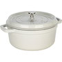 Zwilling Staub Roaster redondo de 24 cm blanco trufa