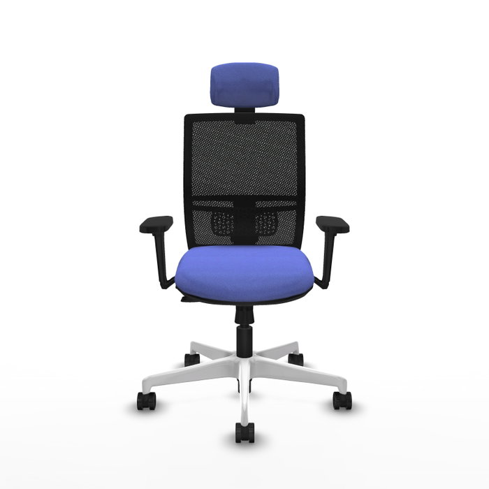 PIQUERAS Y CRESPO Silla de oficina Yunquera con mecanismo Sincro/Traslack Azul claro PIQUERAS Y CRESPO Silla de oficina Yunquera con mecanismo Sincro/Traslack Azul claro