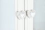 DKD Home Decor Vitrina Alice madera Romantico Blanco 76 x 193 x 39 cm
