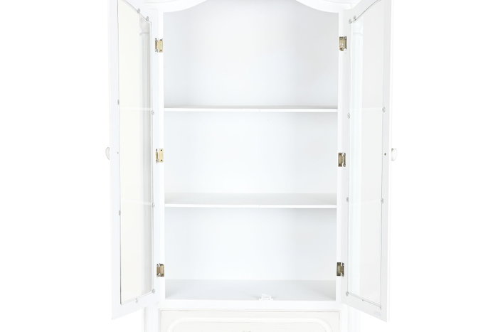 DKD Home Decor Vitrina Alice madera Romantico Blanco 76 x 193 x 39 cm DKD Home Decor Vitrina Alice madera Romantico Blanco 76 x 193 x 39 cm