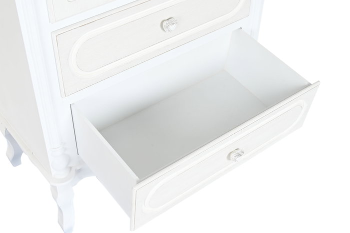 DKD Home Decor Vitrina Alice madera Romantico Blanco 76 x 193 x 39 cm DKD Home Decor Vitrina Alice madera Romantico Blanco 76 x 193 x 39 cm