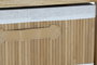 DKD Home Decor Cajonera Bambú Natural 5 Cajones 32 x 98 x 42 cm