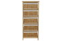 DKD Home Decor Cajonera Bambú Natural 5 Cajones 32 x 98 x 42 cm